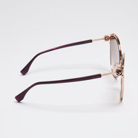 Fendi Rose Gold Cat-Eye Sunglasses