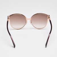 Fendi Rose Gold Cat-Eye Sunglasses