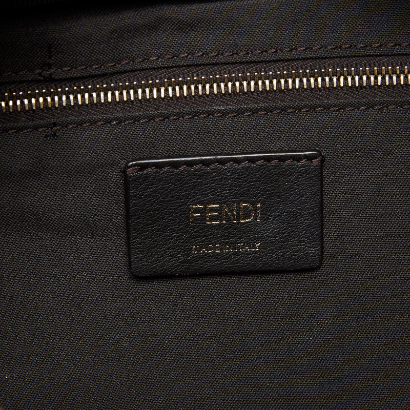 Fendi Brown Zucca Coated Canvas Spalmati Mania Belt Bag