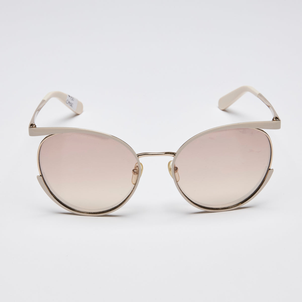 Salvatore Ferragamo Ivory Sunglasses