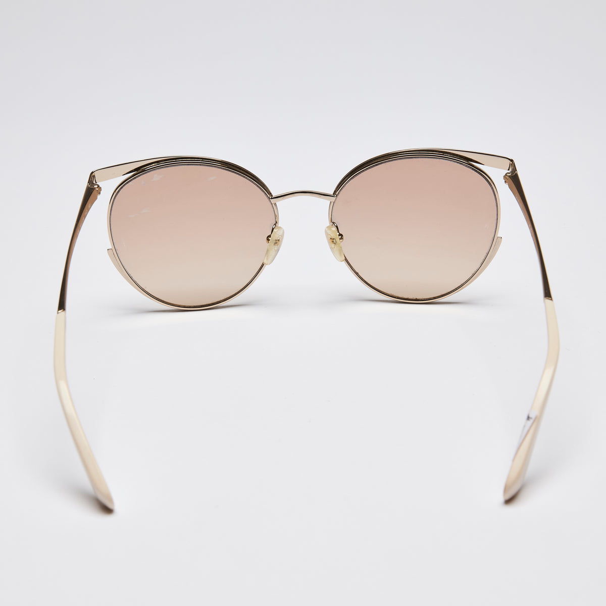 Salvatore Ferragamo Ivory Sunglasses