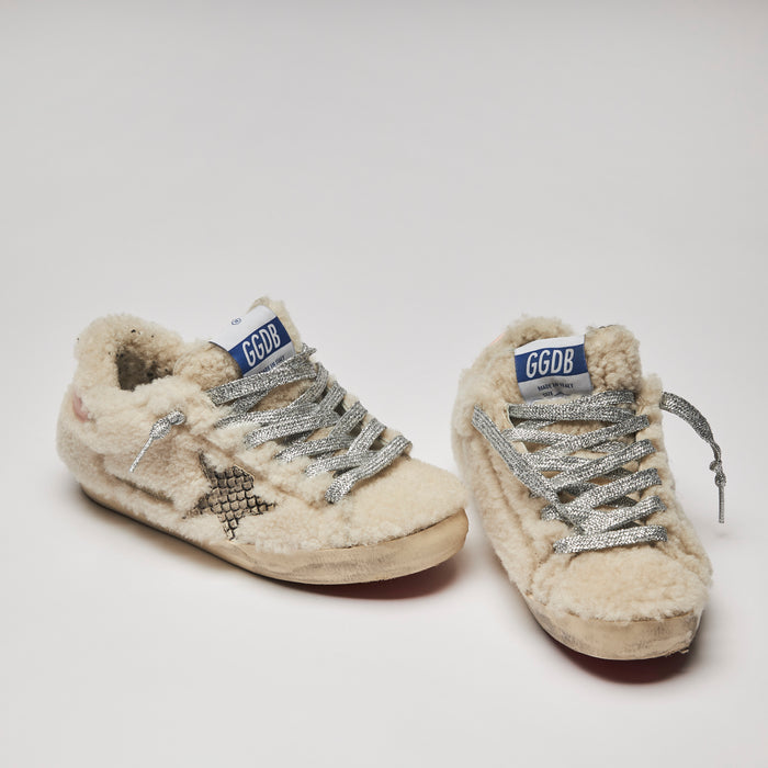 Golden Goose Shearling Super Star Sneakers (front)