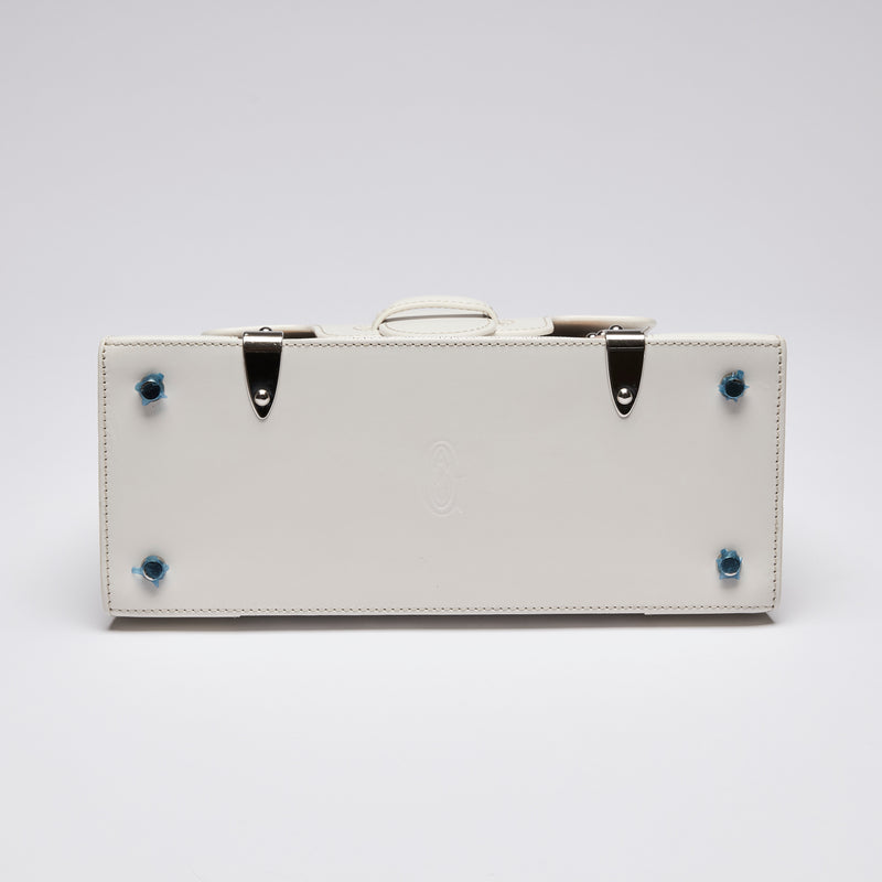 Goyardine Structure Saigon White Hand Bag (bottom)