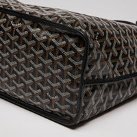 Goyard Reversible Small Goyardine Artois PM Black Tote (Corner)