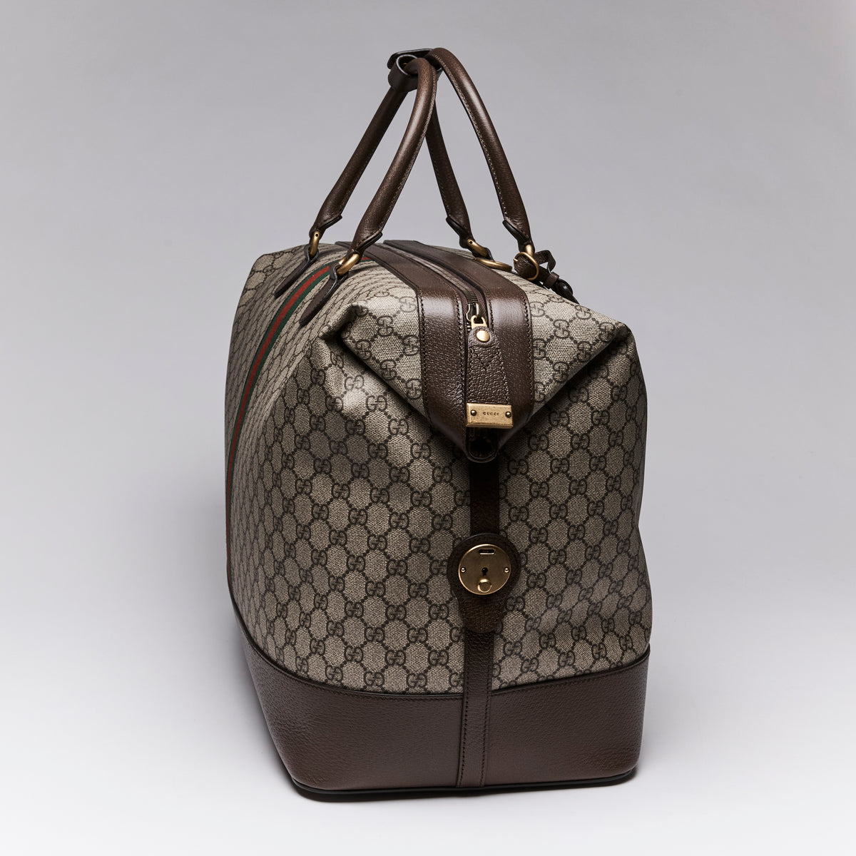 Gucci "GG Supreme Ophidia" Carry-on Duffle Bag, Large Size