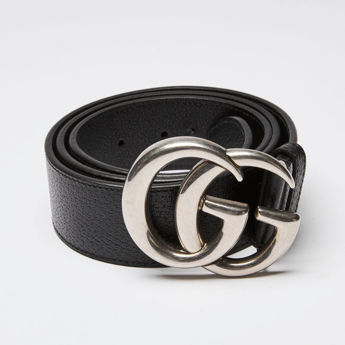 Gucci Marmont Black Leather Belt Size 90