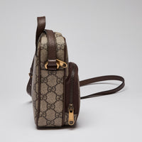 Gucci "Ophidia" Supreme Monogram Mini Crossbody Bag