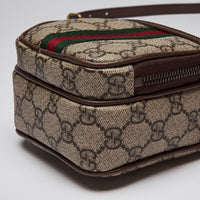 Gucci "Ophidia" Supreme Monogram Mini Crossbody Bag