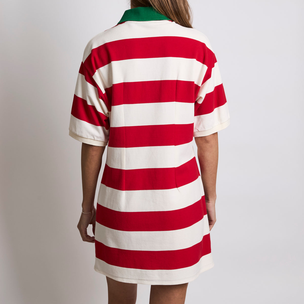 Gucci Red/White/Greed Polo Dress