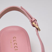 Gucci Double G Marmont Thong Sandals Pink Size 38.5