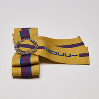 Gucci Bow Brooch in Yellow and Purple