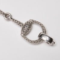 Gucci Sterling Silver Horsebit Diamantissima Bracelet