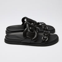 Hermes "Extra" Nappa Leather Sandals Size 40