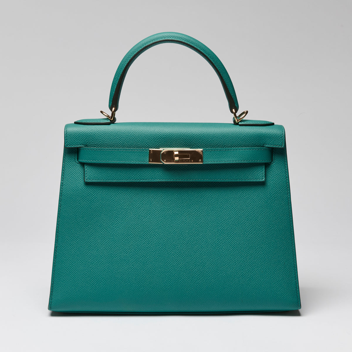 Hermes Teal Togo Leather Kelly 30