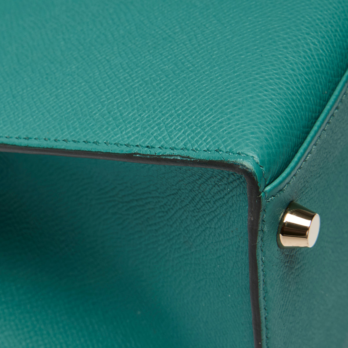 Hermes Teal Togo Leather Kelly 30