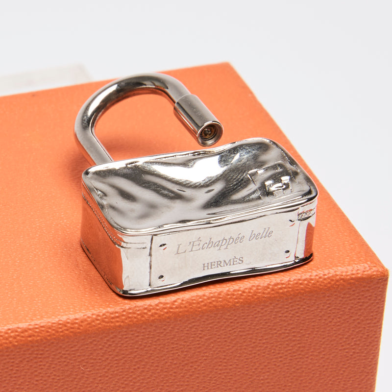 Hermes "Cadena" Padlock Trunk Bag Charms. Sold Separately