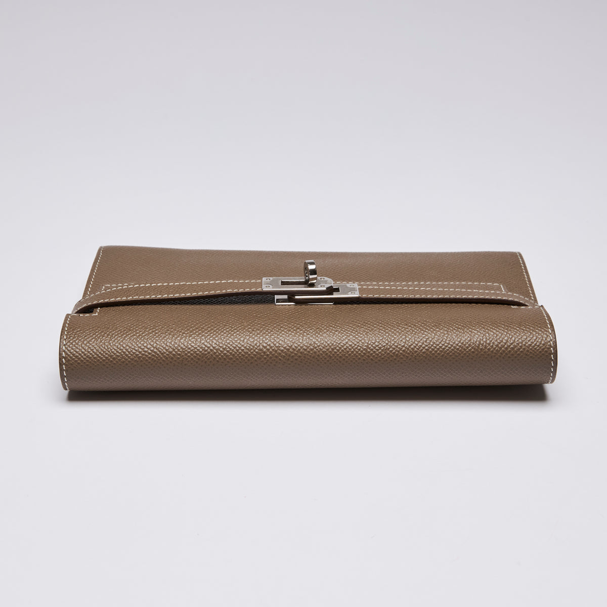 Hermes Epsom Kelley Wallet Etoupe (Bottom)