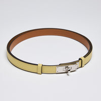 Hermes Epsom Kelly Belt Jaune Poussin