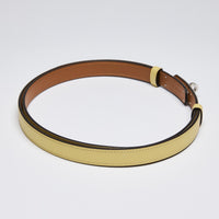 Hermes Epsom Kelly Belt Jaune Poussin