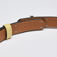 Hermes Epsom Kelly Belt Jaune Poussin