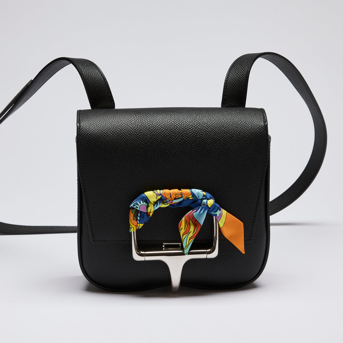 Hermes Epsom Della Cavalleria Black  (Front)