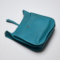 Hermes Taurillon Clemence  Evelyne 29 Blue (Back)