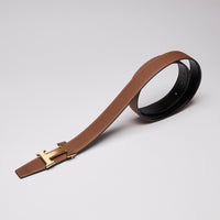 Hermes H Belt Buckle & Reversible Two-Tone Leather Strap