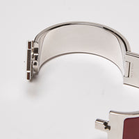 Hermes Red "Clic H" Bracelet(inside)