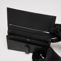 Hermes Bearn Gusset Long Wallet Black (Interior)