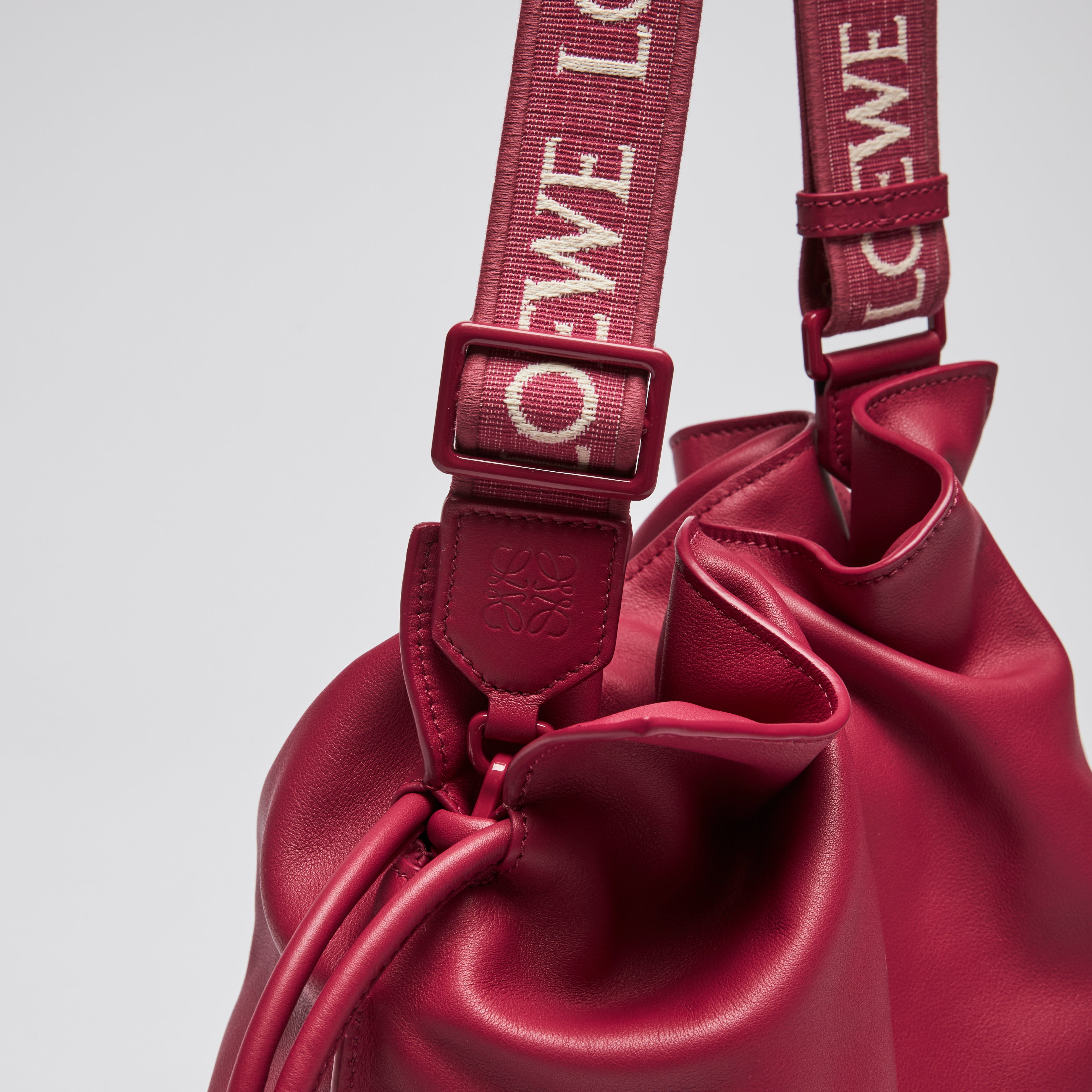 Loewe Magenta Pink Flamenco Drawstring Bag