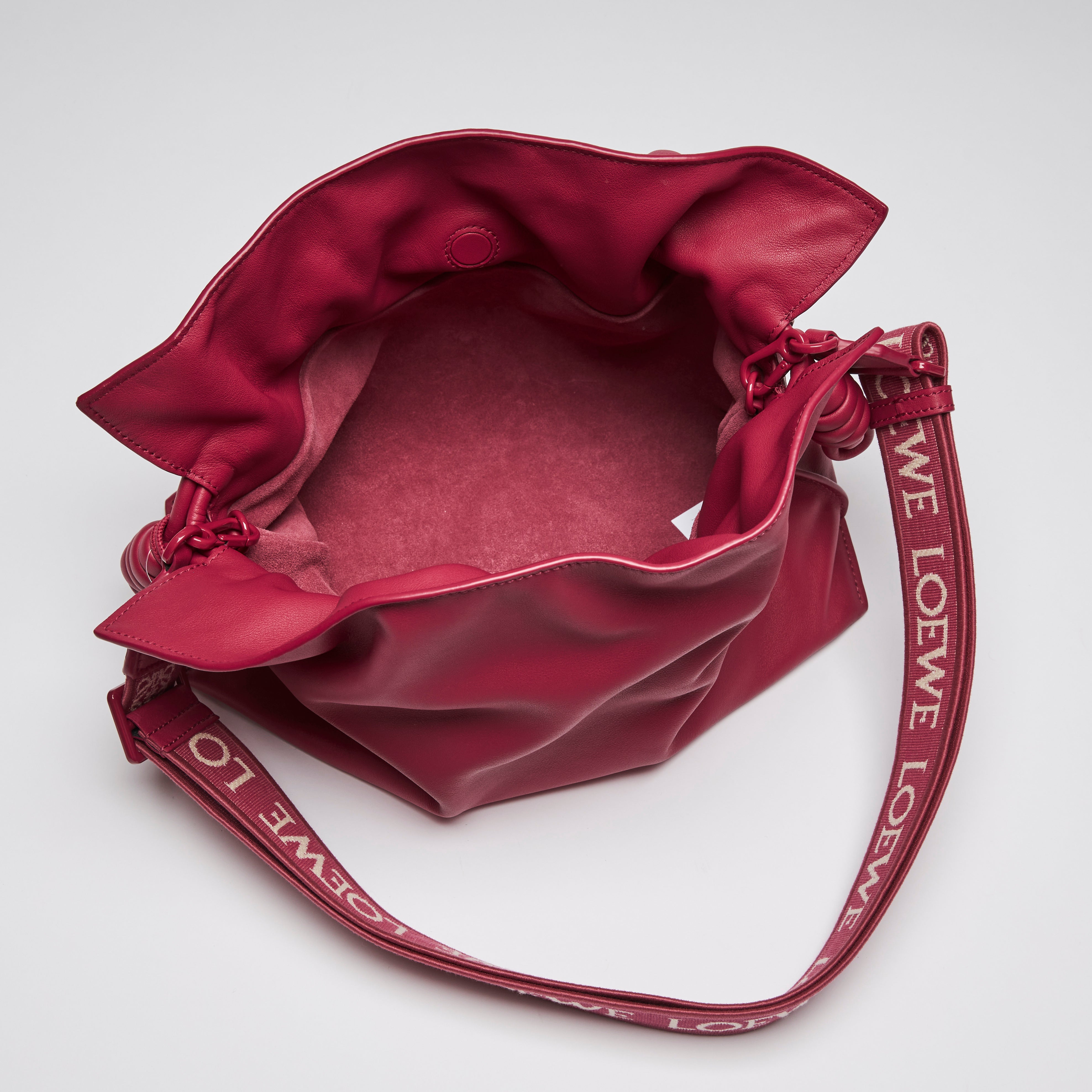 Loewe Magenta Pink Flamenco Drawstring Bag