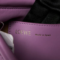 Loewe Shiny Nappa Calfskin Paseo Satchel Rockrose Purple