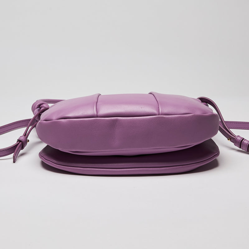 Loewe Shiny Nappa Calfskin Paseo Satchel Rockrose Purple (Bottom)