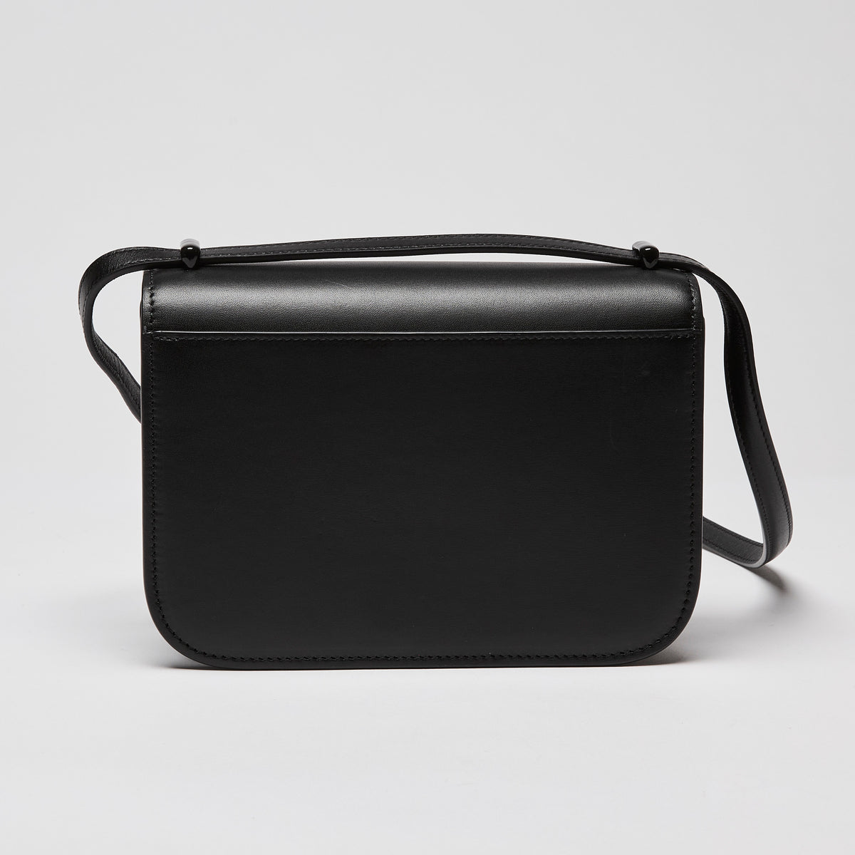 Loewe Small Goya Leather Crossbody Bag Black (Back)