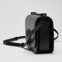 Loewe Small Goya Leather Crossbody Bag Black (Side)