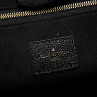 Pre-Loved Louis Vuitton Empreinte Black Leather Shoulder Chain Flap Bag  (Label)