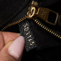 Pre-Loved Louis Vuitton Empreinte Black Leather Shoulder Chain Flap Bag  (Serial #)
