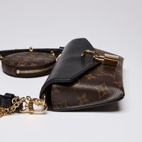 Louis Vuitton "Padlock On Strap" Bag in Monogram and Leather