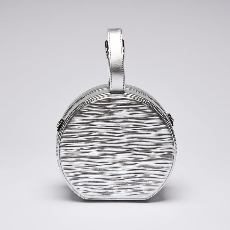Louis Vuitton Metallic Epi Leather Petite Boite Silver (Back)