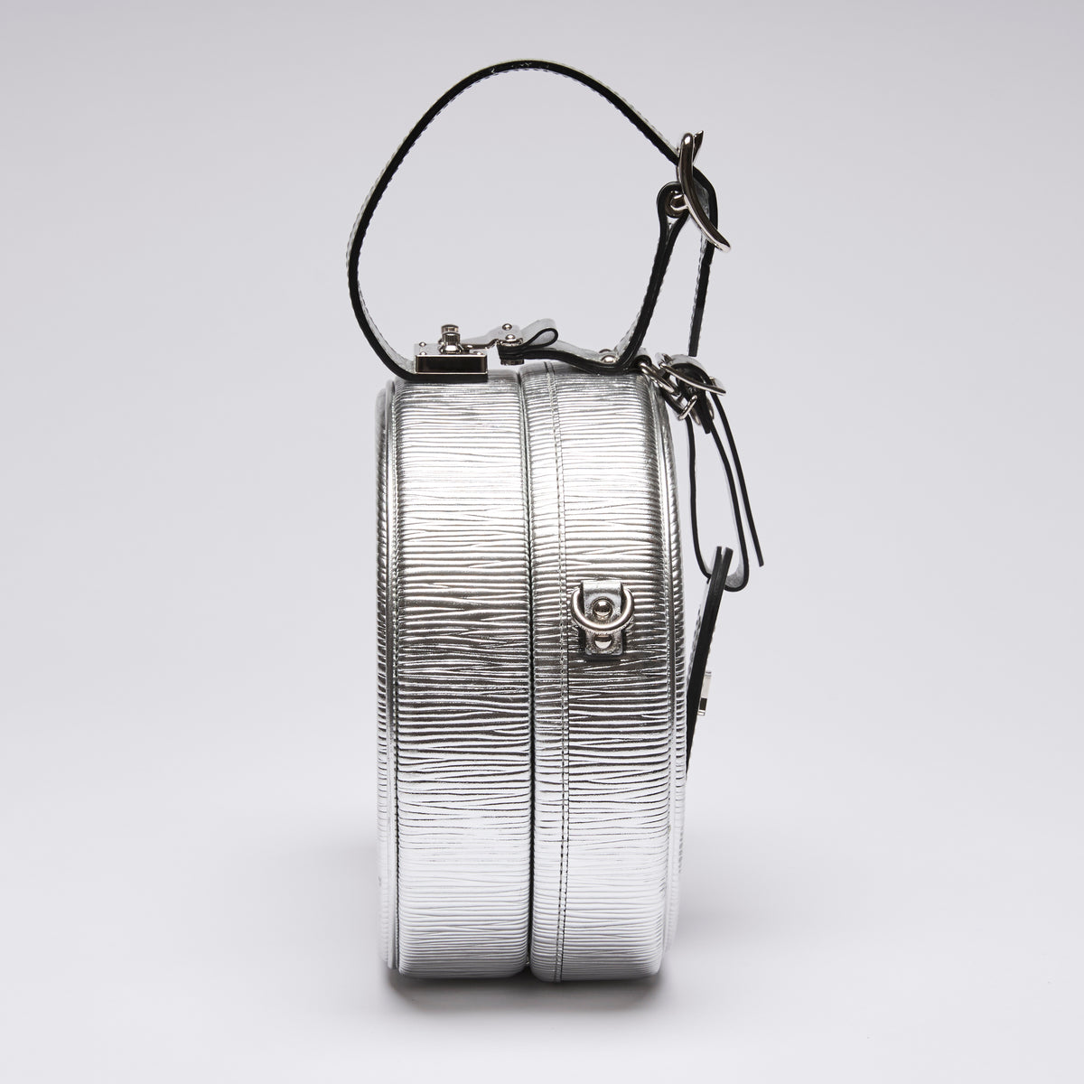 Louis Vuitton Metallic Epi Leather Petite Boite Silver (Side)