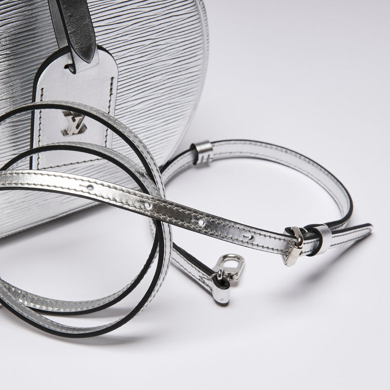 Louis Vuitton Metallic Epi Leather Petite Boite Silver