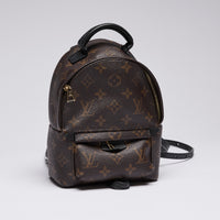 Louis Vuitton Monogram Canvas Mini Palm Spring Back Pack (front)