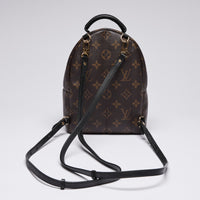 Louis Vuitton Monogram Canvas Mini Palm Spring Back Pack (back)