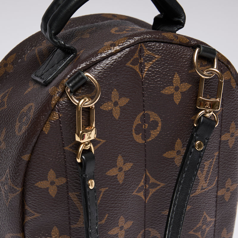 Louis Vuitton Monogram Canvas Mini Palm Spring Back Pack (clasp)