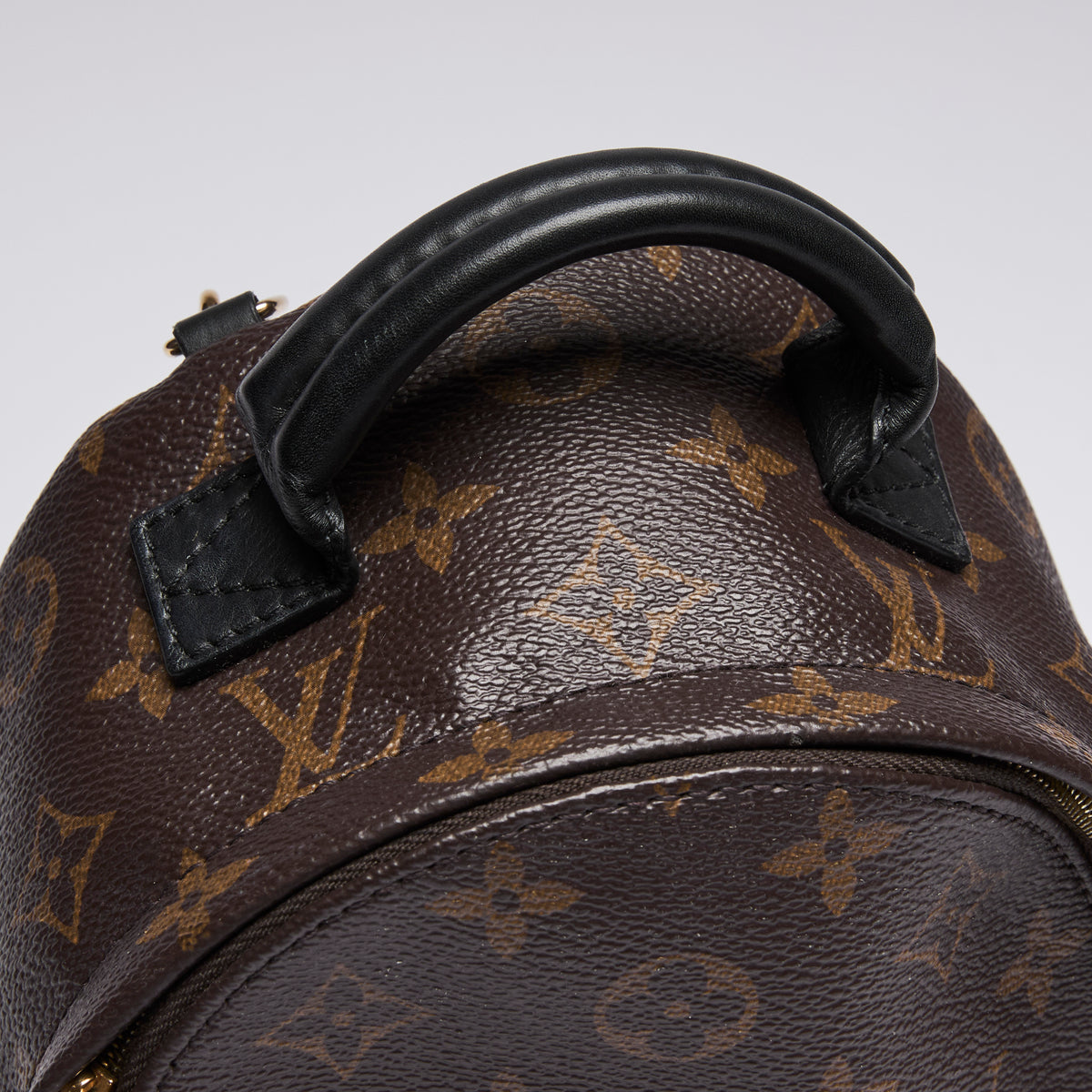 Louis Vuitton Monogram Canvas Mini Palm Spring Back Pack (top handle)