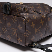 Louis Vuitton Monogram Canvas Mini Palm Spring Back Pack (corner)