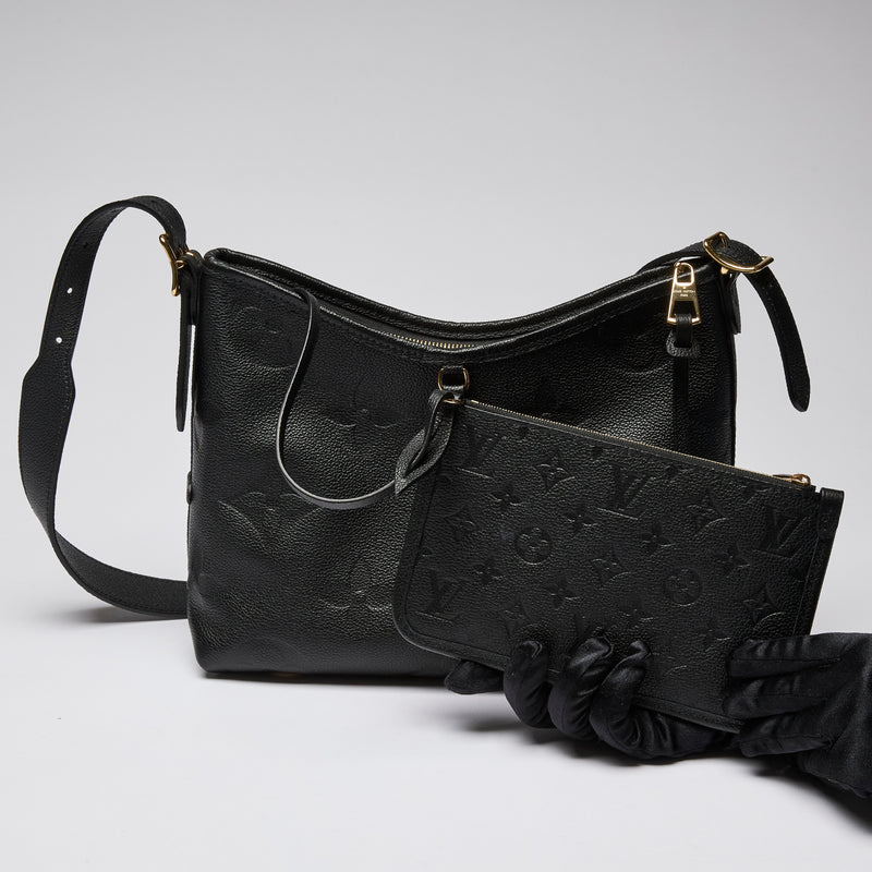 Louis Vuitton Carryall MM in Monogram Empriente Black Leather