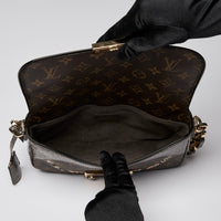 Louis Vuitton Limited Edition Python Monogramissime Pochette Flap Bag