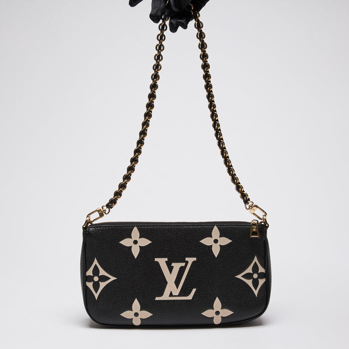 Louis Vuitton Black Monogram Multi Pochette Crossbody Bag (back)