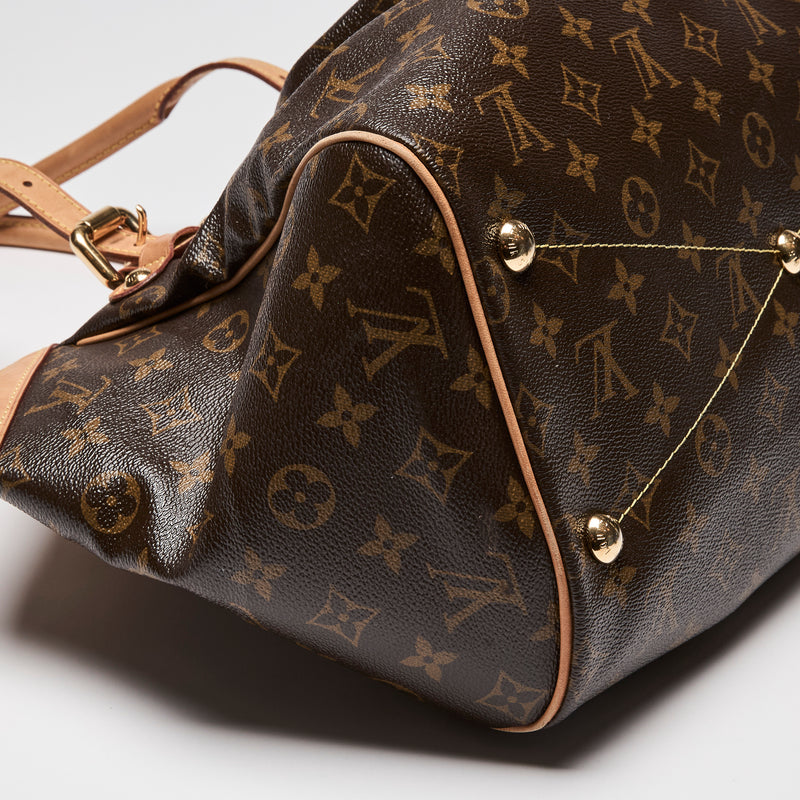 Louis Vuitton Monogram Tivoli GM Brown (Corner)